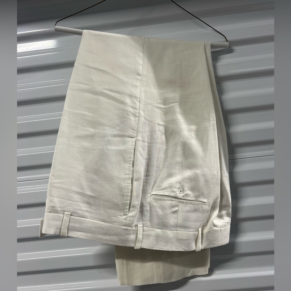 White Linen Pants